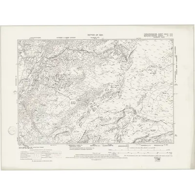 1913 Map of Caernarvonshire XXVIII.NE, 1947 Print