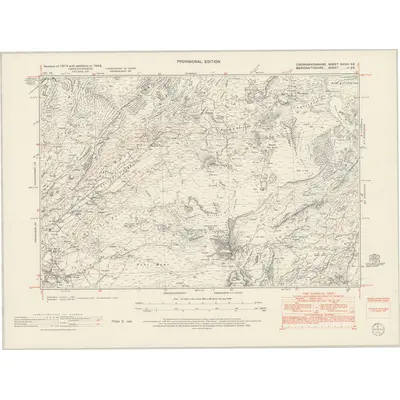 1949 Map of Caernarvonshire XXVIII.SE, 1953 Print