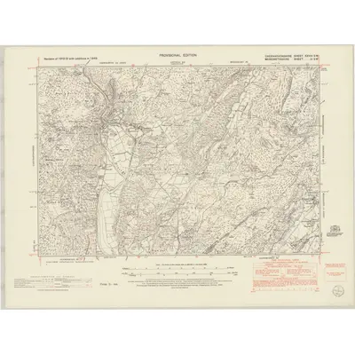 1949 Map of Caernarvonshire XXVIII.SW, 1953 Print