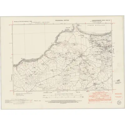 1949 Map of Caernarvonshire XXXI.SE, 1953 Print