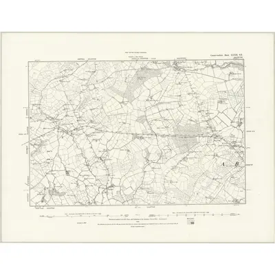 1888 Map of Caernarvonshire XXXII.SE