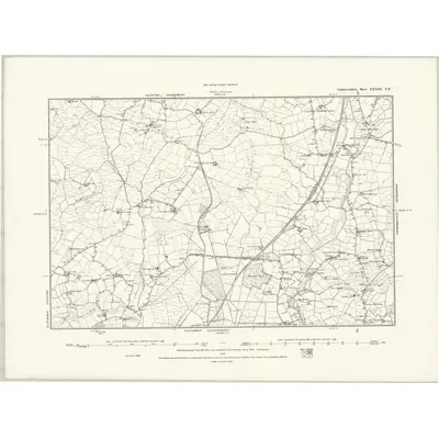 1888 Map of Caernarvonshire XXXIII.NE