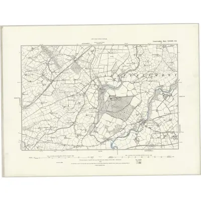 1888 Map of Caernarvonshire XXXIII.SE