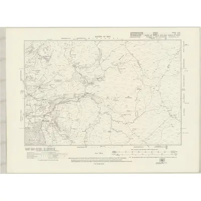 1914 Map of Caernarvonshire XXXVI.NE, 1920 Print