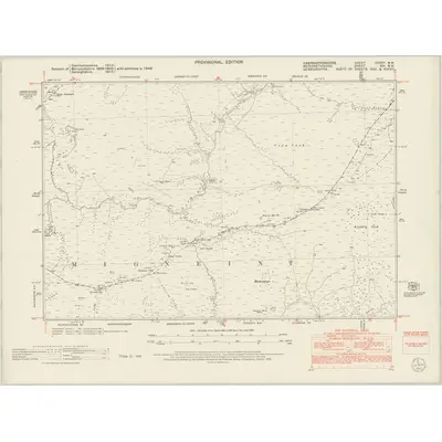 1949 Map of Caernarvonshire XXXVII.NW, 1953 Print