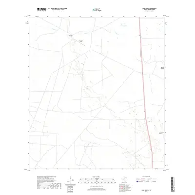 2019 Map of Cage Ranch, 2019 Print