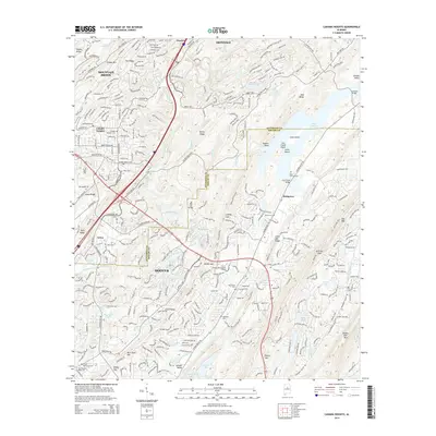2014 Map of Cahaba Heights, 2014 Print