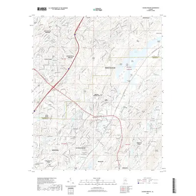 2018 Map of Cahaba Heights, 2018 Print