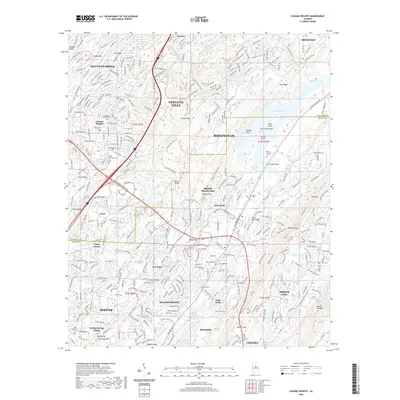 2020 Map of Cahaba Heights, 2020 Print