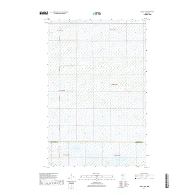 2019 Map of Cahill Lake, 2019 Print