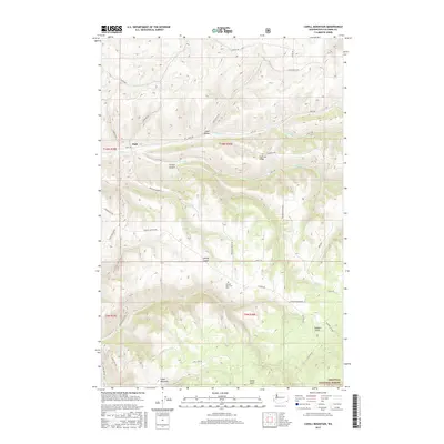 2017 Map of Cahill Mountain, 2017 Print