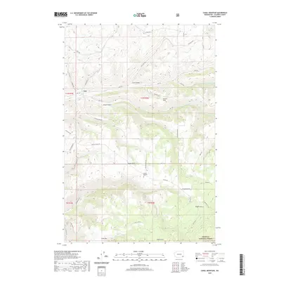 2020 Map of Cahill Mountain, 2020 Print