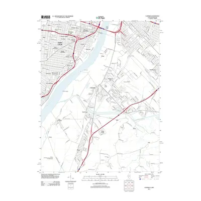 2012 Map of Cahokia, 2012 Print