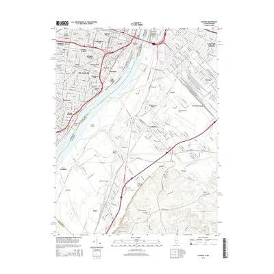 2015 Map of Cahokia, 2015 Print