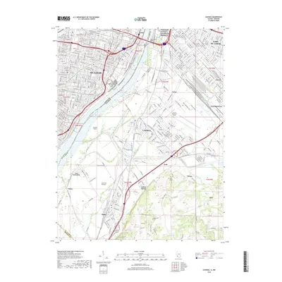 2018 Map of Cahokia, 2018 Print