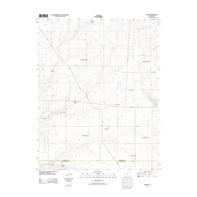 2013 Map of Cahone, 2013 Print