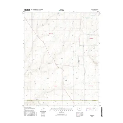 2016 Map of Cahone, 2016 Print