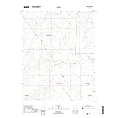 2019 Map of Cahone, 2019 Print