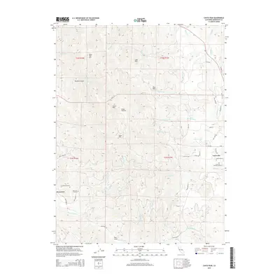 2015 Map of Cahto Peak, 2015 Print