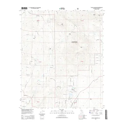 2015 Map of Cahuilla Mountain, 2015 Print