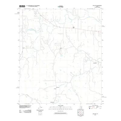 2010 Map of Cain City, 2010 Print