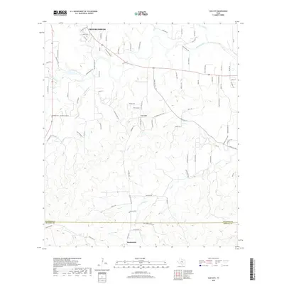 2019 Map of Cain City, 2019 Print