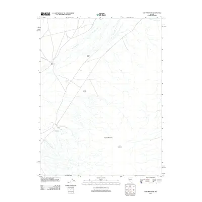 2011 Map of Cain Mountain, 2011 Print