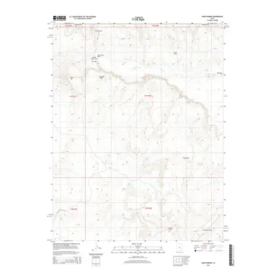 2014 Map of Caine Springs, 2014 Print