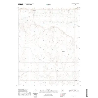 2020 Map of Caine Springs, 2020 Print