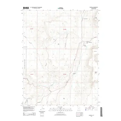 2014 Map of Caineville, 2014 Print