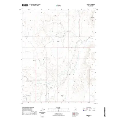 2020 Map of Caineville, 2020 Print