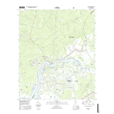 2017 Map of Cainhoy, 2017 Print