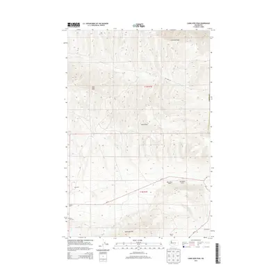 2014 Map of Cairn Hope Peak, 2014 Print