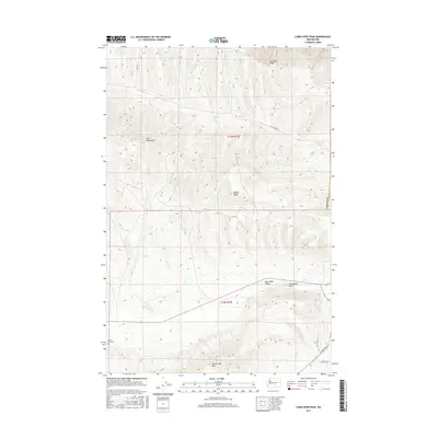 2017 Map of Cairn Hope Peak, 2017 Print