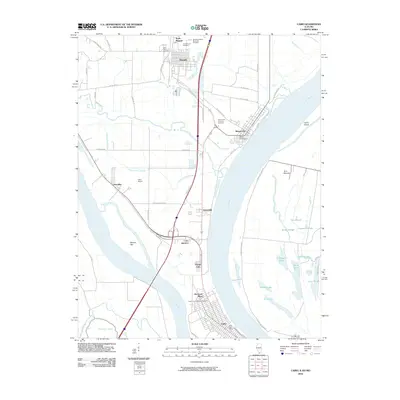 2010 Map of Cairo, 2010 Print