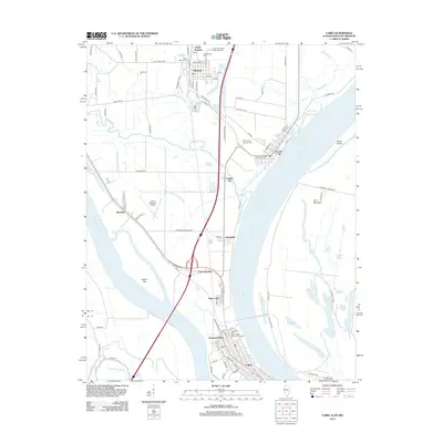 2012 Map of Cairo, 2012 Print
