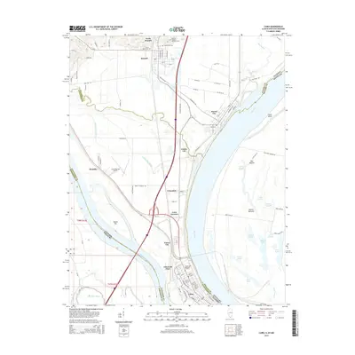 2015 Map of Cairo, 2015 Print