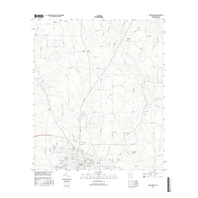 2017 Map of Cairo North, 2017 Print