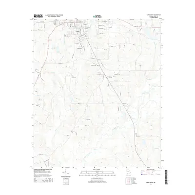 2014 Map of Cairo South, 2014 Print