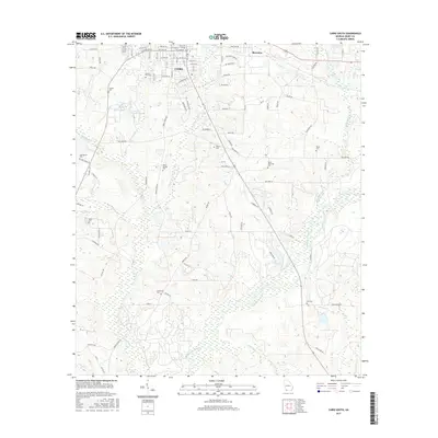 2017 Map of Cairo South, 2017 Print