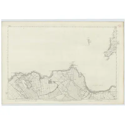 1873 Map of Caithness, Sheet II (with inset IIA), 1877 Print