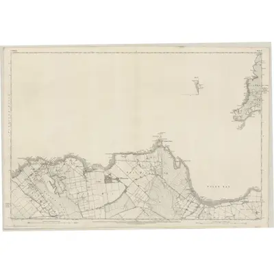 1873 Map of Caithness, Sheet II (with inset IIA), 1877 Print