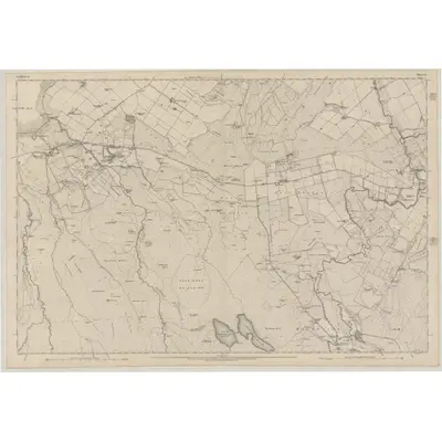 1872 Map of Caithness, Sheet X, 1877 Print