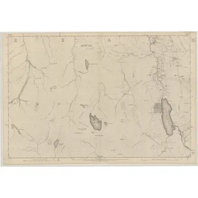 1872 Map of Caithness, Sheet XVI, 1877 Print