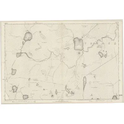 1871 Map of Caithness, Sheet XXI, 1877 Print