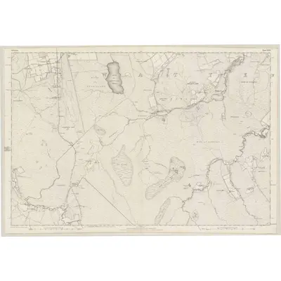 1871 Map of Caithness, Sheet XXIII, 1877 Print