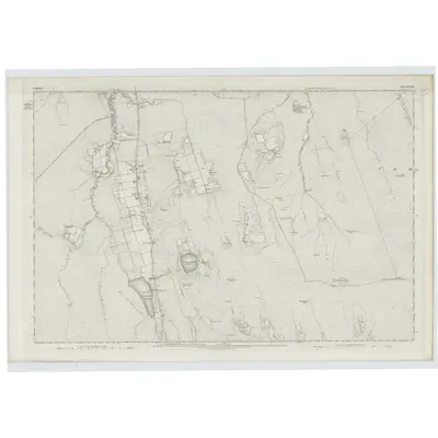 1871 Map of Caithness, Sheet XXVIII, 1877 Print