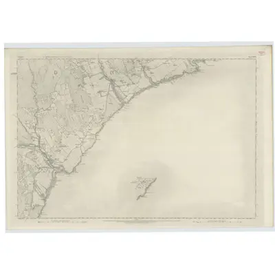1871 Map of Caithness, Sheet XXXIX (with inset XLIII), 1877 Print