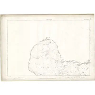 1905 Map of Caithness-shire Sheet I, 1907 Print