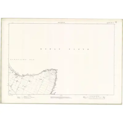 1905 Map of Caithness-shire Sheet XX, 1907 Print